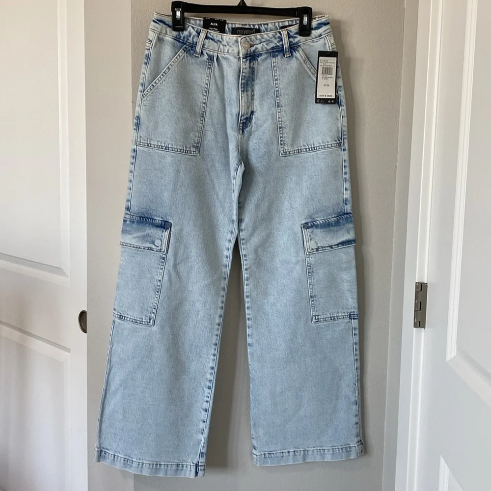 Mavi Jeans Alva Wide Leg Cargo Jeans - Picture 7 of 12